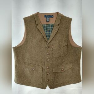 Polo By Ralph Lauren Wool Waistcoat Vest